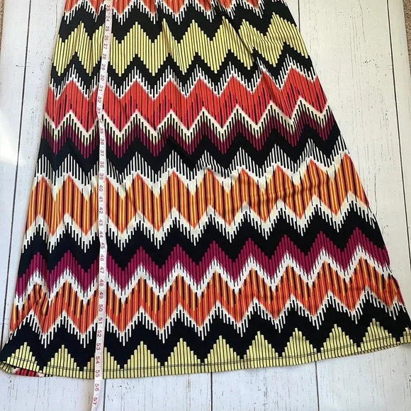 Multicolor Sleeveless Maxi Dress - Picture 6 of 9